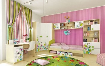 Детская комната Флёр (Белый/корпус Клен) в Заринске - zarinsk.mebel54.com | фото