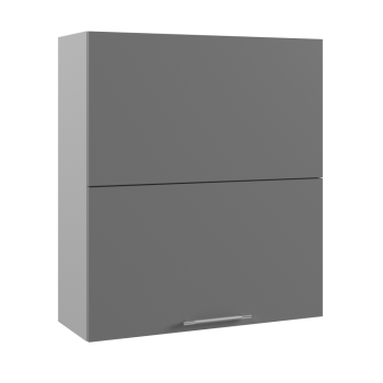 Капри ВПГПМ 800 шкаф верхний высокий Blum Aventos HF (Камень светлый/корпус Серый) в Заринске - zarinsk.mebel54.com | фото
