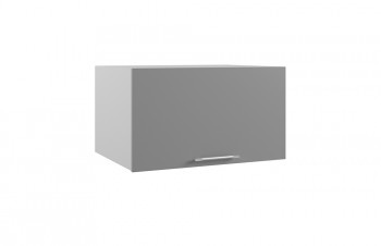 Корато ГВПГ 800 шкаф верхний горизонтальный высокий (Кварц черный/корпус Серый) в Заринске - zarinsk.mebel54.com | фото
