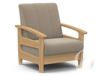 Кресло для отдыха Омега (бук лак/CATANIA LATTE) в Заринске - zarinsk.mebel54.com | фото