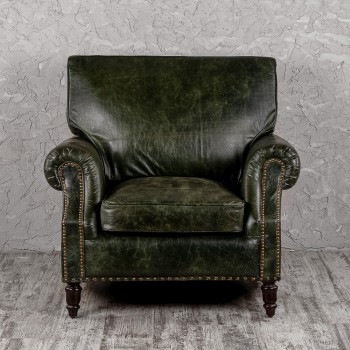 Кресло кожаное Лофт Аристократ (ширина 1070 мм) в Заринске - zarinsk.mebel54.com | фото