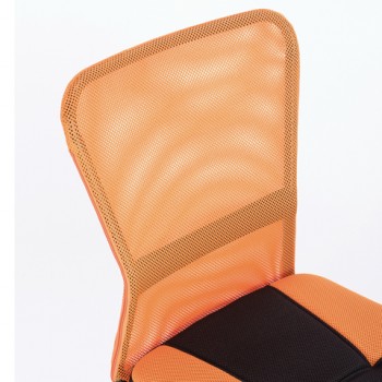 Кресло компактное BRABIX Smart MG-313 (черный, оранжевый) в Заринске - zarinsk.mebel54.com | фото