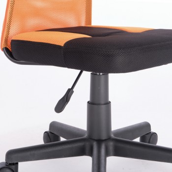 Кресло компактное BRABIX Smart MG-313 (черный, оранжевый) в Заринске - zarinsk.mebel54.com | фото
