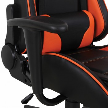 Кресло компьютерное BRABIX GT Racer GM-100 (черный, оранжевый) в Заринске - zarinsk.mebel54.com | фото