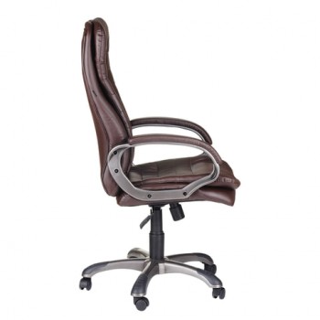 Кресло офисное BRABIX Omega EX-589 (коричневое) в Заринске - zarinsk.mebel54.com | фото