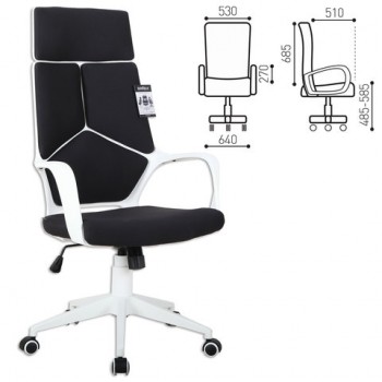 Кресло офисное BRABIX Prime EX-515 (черная ткань) в Заринске - zarinsk.mebel54.com | фото