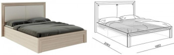 Кровать 1,6 Глэдис (М32) с подъемным механизмом Распродажа в Заринске - zarinsk.mebel54.com | фото