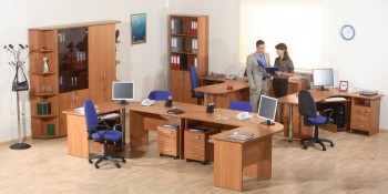 Мебель для персонала Альфа 61 Ольха в Заринске - zarinsk.mebel54.com | фото