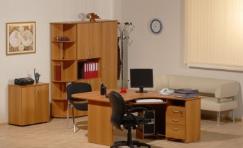 Мебель для персонала Рубин 42 Светлый миланский орех в Заринске - zarinsk.mebel54.com | фото
