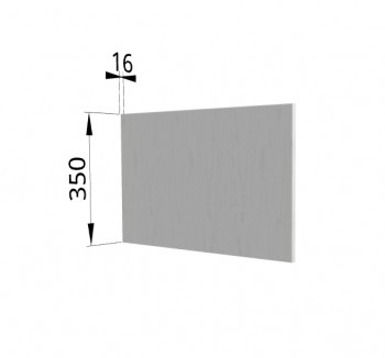 Панель торцевая (для шкафа горизонтального глубокого) ГПГ Капри (Липа белый) в Заринске - zarinsk.mebel54.com | фото