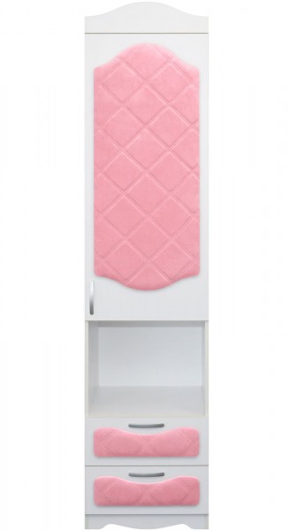 Пенал с ящиками серии Иллюзия 36 Светло-розовый в Заринске - zarinsk.mebel54.com | фото