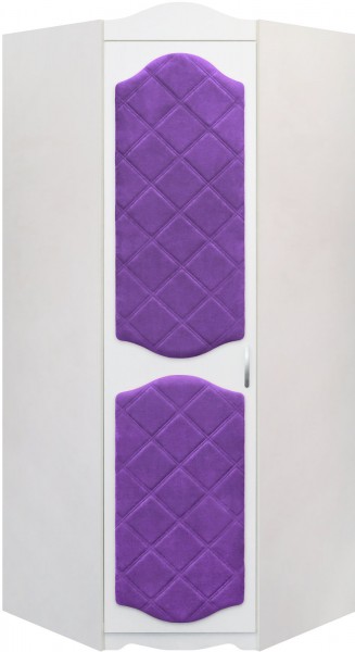 Шкаф угловой Иллюзия 32 Фиолетовый в Заринске - zarinsk.mebel54.com | фото