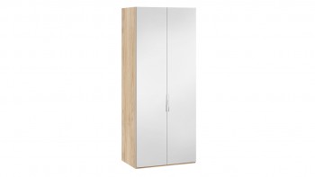 Шкаф для одежды с 2 зеркальными дверями «Эмбер» Яблоня Беллуно в Заринске - zarinsk.mebel54.com | фото