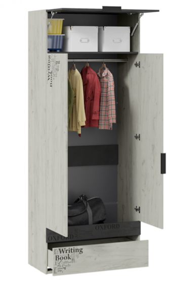 Шкаф комбинированный для одежды «Оксфорд-2» в Заринске - zarinsk.mebel54.com | фото
