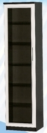 Шкаф средний со стеклодверью ДЛЯ ГОСТИНОЙ ШСС-450 Венге/Дуб выбеленный в Заринске - zarinsk.mebel54.com | фото