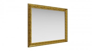 Зеркало навесное "Айрум"/(дуб кальяри / профиль: золото с орнаментом) в Заринске - zarinsk.mebel54.com | фото